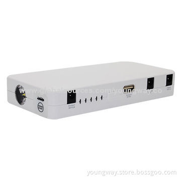 Multifunction Auto-emergency Jump Starter Power Bank with 12,000mAh Capacity, 165*89*29mm Size